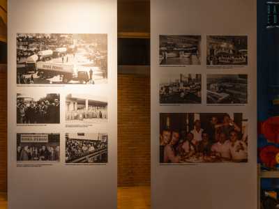 ...� possibile ripercorrere la storia dello stabilimento anche grazie a suggestive foto d�epoca